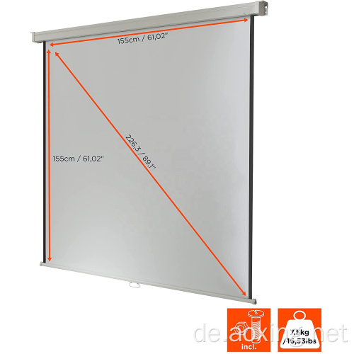 OEM Roll Up Self Lock Manual Projection Screen